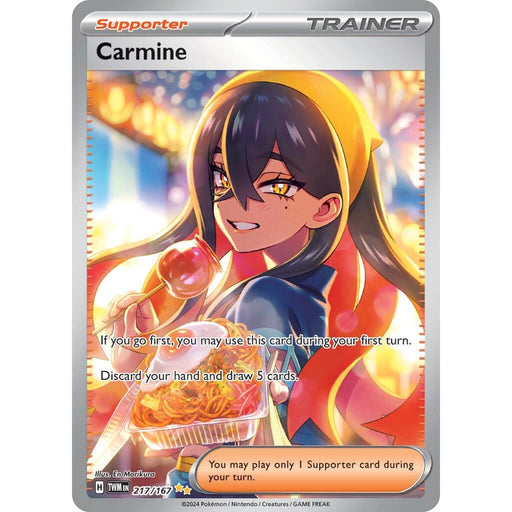 Carmine (217/167) [Scarlet & Violet: Twilight Masquerade] - Just $32.70! Shop now at Retro Gaming of Denver