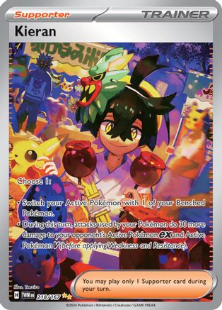Kieran 218/167 - SV06 Twilight Masquerade Holofoil - for just $18.60! 
