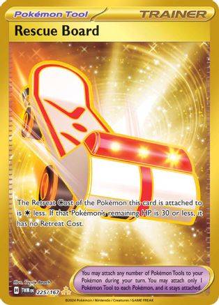 Rescue Board 225/167 - SV06 Twilight Masquerade Holofoil - for just $1.89! 