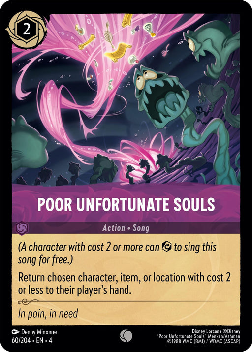 Poor Unfortunate Souls (60/204) [Ursula's Return] - Just $0.03! Shop now at Retro Gaming of Denver