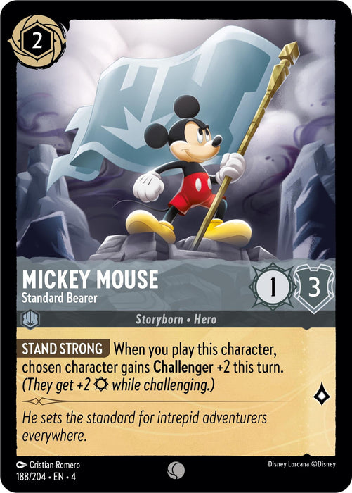 Mickey Mouse - Standard Bearer (188/204) [Ursula's Return] - Just $0.10! Shop now at Retro Gaming of Denver