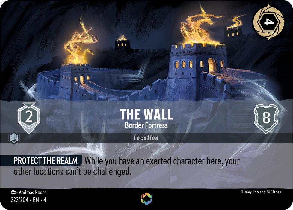 The Wall - Border Fortress (Enchanted) (222/204) - Ursulas Return Holofoil - for just $4.47! 