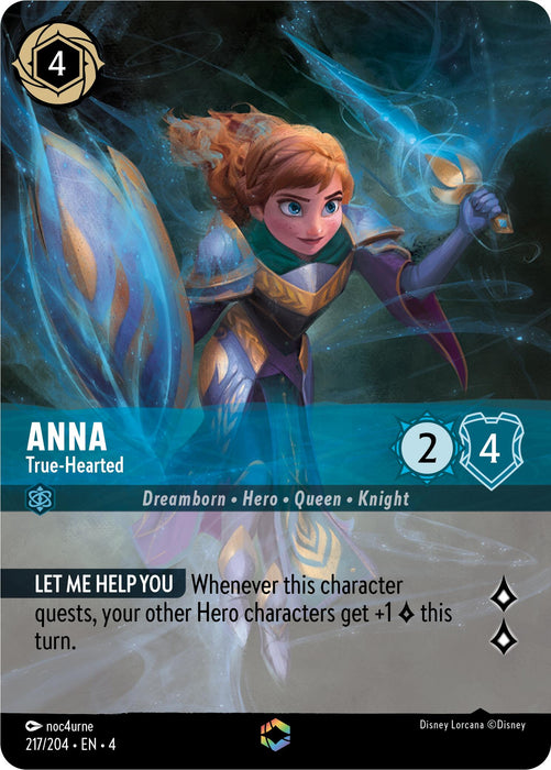 Anna - True-Hearted (Enchanted) (217/204) [Ursula's Return] - Just $26.05! Shop now at Retro Gaming of Denver