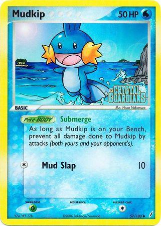 Mudkip (57/100) (Stamped) [EX: Crystal Guardians] - for just $23.05! 
