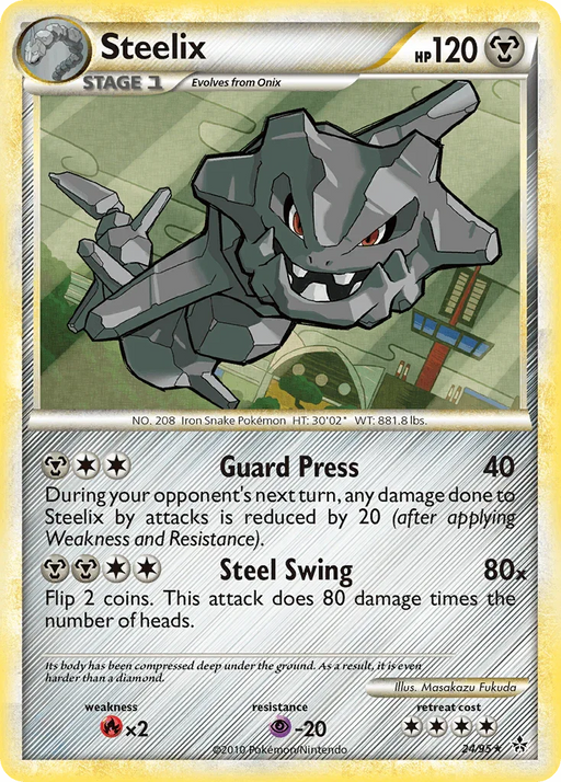 Steelix (24/95) [HeartGold & SoulSilver: Unleashed] - for just $1.20! 