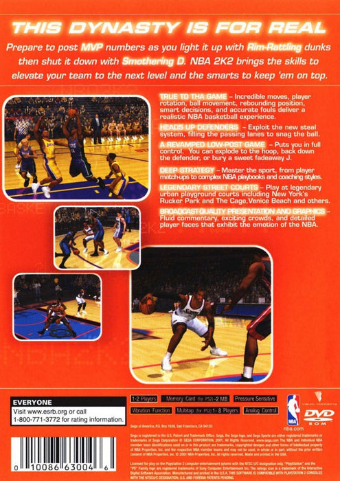 NBA 2K2 [Greatest Hits] – PlayStation 2 (PS2) - for just $5.99! 
