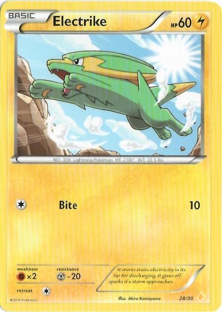 Electrike (28/30) [XY: Trainer Kit 3 - Pikachu Libre] - for just $0.10! 