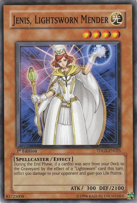 Jenis, Lightsworn Mender [TDGS-EN025] Common - for just $0.15! 