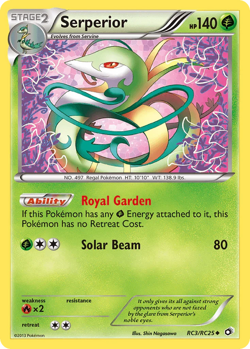 Serperior (RC3/RC25) [Black & White: Legendary Treasures] - for just $1.65! 