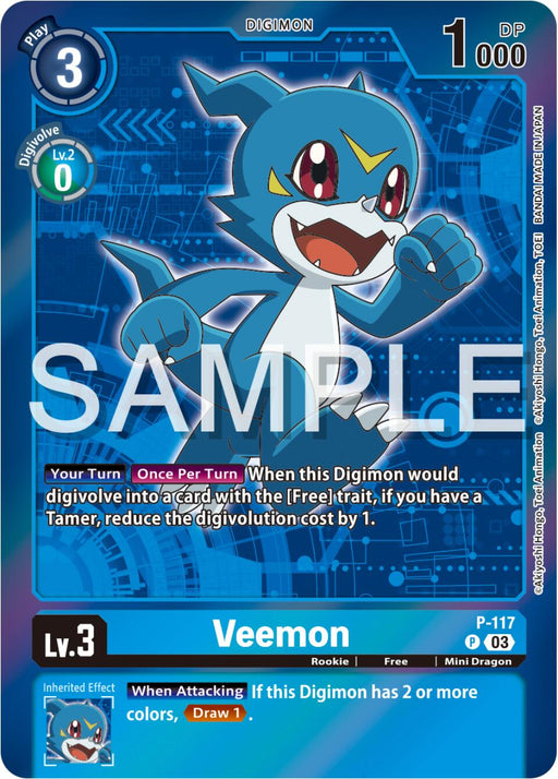 Veemon [P-117] (Digimon Adventure Box 2024) [Promotional Cards] - Just $0.70! Shop now at Retro Gaming of Denver