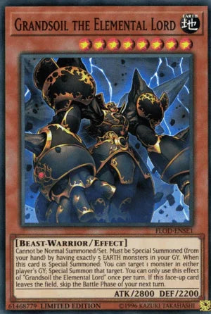 Grandsoil the Elemental Lord [FLOD-ENSE1] Super Rare - for just $0.15! 