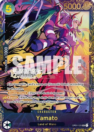 Yamato (Treasure Cup) (OP01-121) - One Piece Promotion Cards Foil - for just $741.50! 