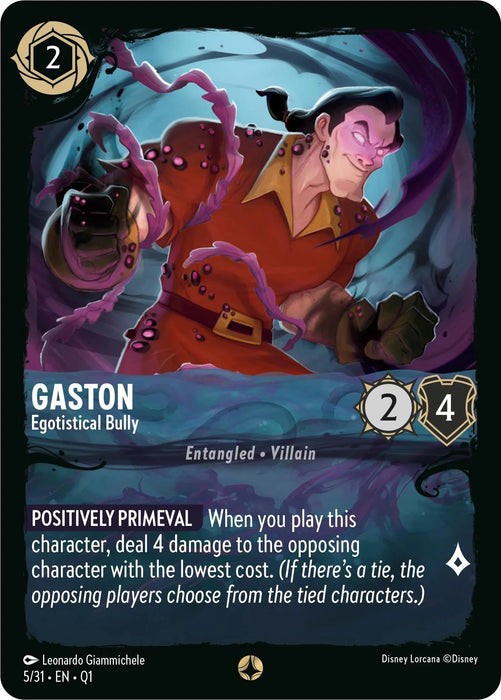Gaston - Egotistical Bully (5/31) [Illumineer's Quest: Deep Trouble] - for just $0.20! 
