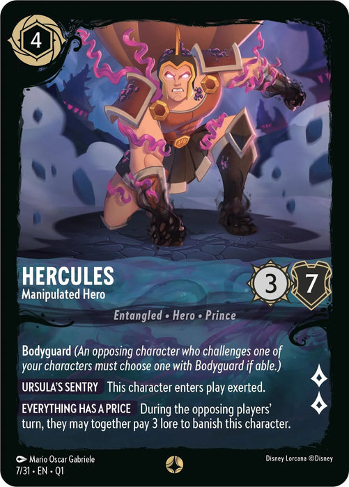Hercules - Manipulated Hero (7/31) [Illumineer's Quest: Deep Trouble] - for just $0.20! 