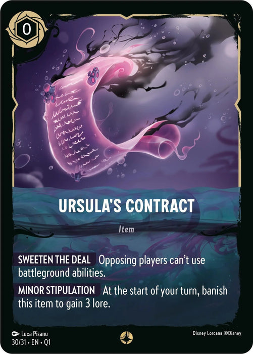 Ursula's Contract (30/31) [Illumineer's Quest: Deep Trouble] - for just $0.10! 