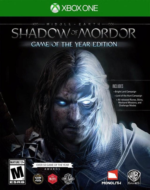 Middle Earth Shadow of Mordor Game Of The Year Edition (Xbox One) - for just $0! 