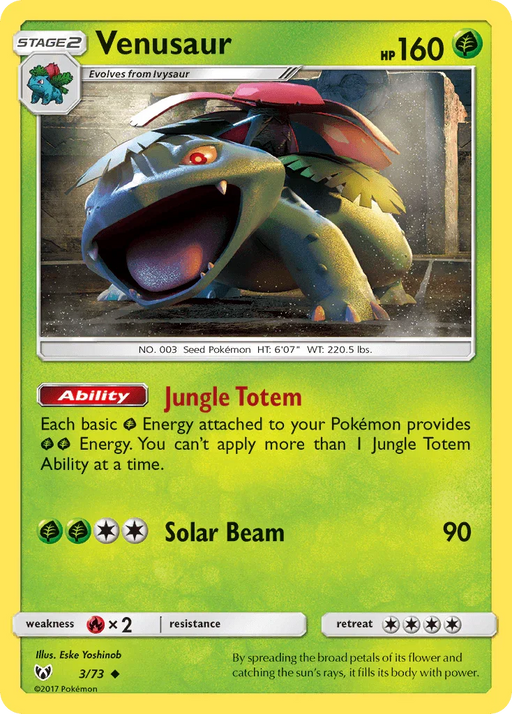 Venusaur (3/73) [Sun & Moon: Shining Legends] - for just $0.85! 