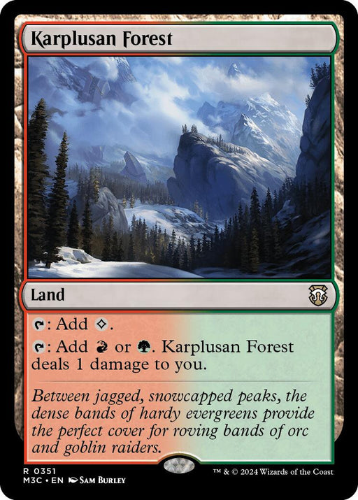 Karplusan Forest [Modern Horizons 3 Commander] - Just $2.70! Shop now at Retro Gaming of Denver