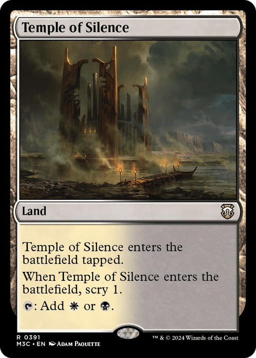 Temple of Silence [Modern Horizons 3 Commander] - Just $0.03! Shop now at Retro Gaming of Denver