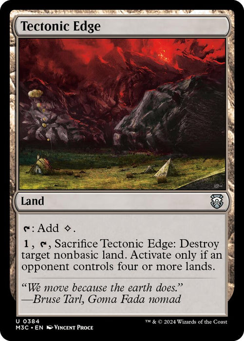 Tectonic Edge [Modern Horizons 3 Commander] - Just $0.03! Shop now at Retro Gaming of Denver