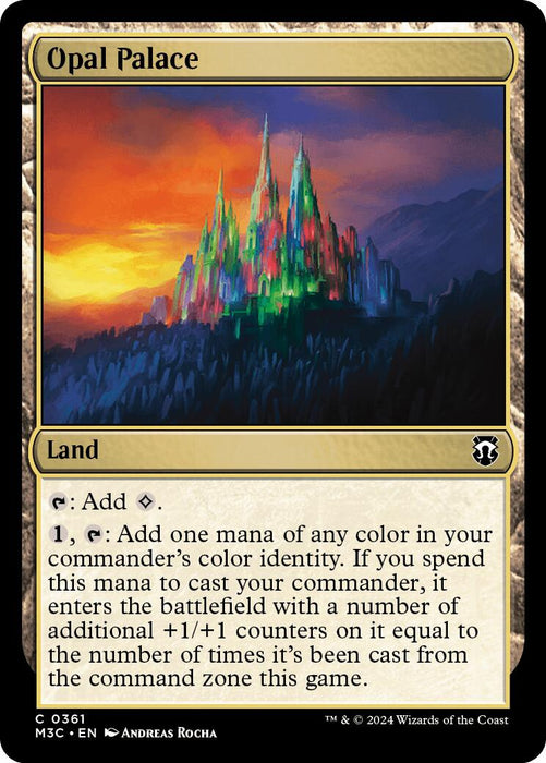 Opal Palace [Modern Horizons 3 Commander] - Just $0.10! Shop now at Retro Gaming of Denver