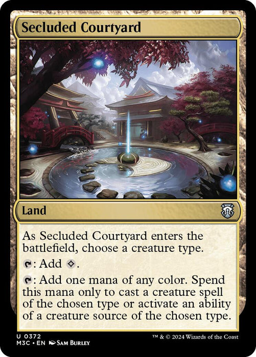 Secluded Courtyard [Modern Horizons 3 Commander] - Just $0.35! Shop now at Retro Gaming of Denver