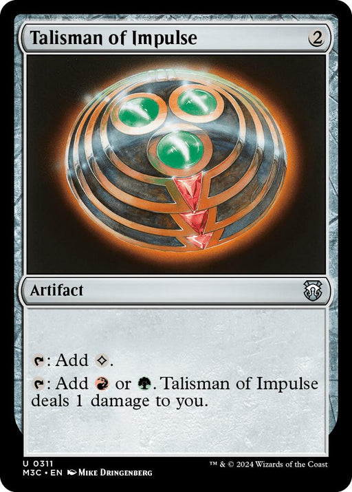 Talisman of Impulse [Modern Horizons 3 Commander] - Just $0.25! Shop now at Retro Gaming of Denver