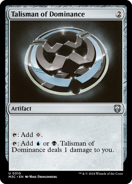 Talisman of Dominance [Modern Horizons 3 Commander] - Just $0.35! Shop now at Retro Gaming of Denver