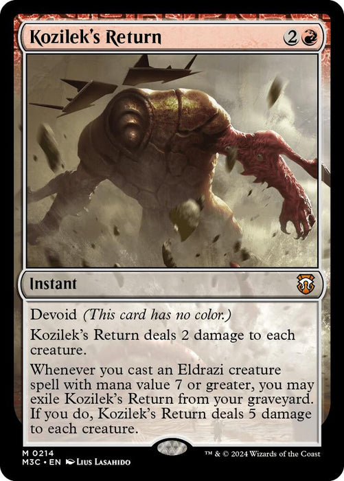 Kozilek's Return [Modern Horizons 3 Commander] - Just $2.60! Shop now at Retro Gaming of Denver