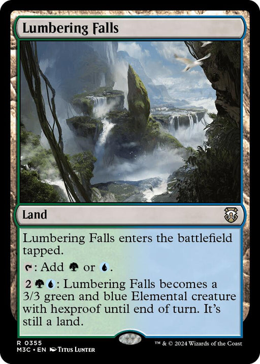 Lumbering Falls [Modern Horizons 3 Commander] - Just $0.10! Shop now at Retro Gaming of Denver