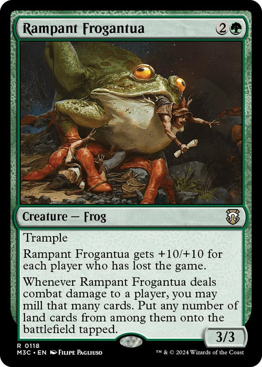 Rampant Frogantua [Modern Horizons 3 Commander] - Just $0.20! Shop now at Retro Gaming of Denver