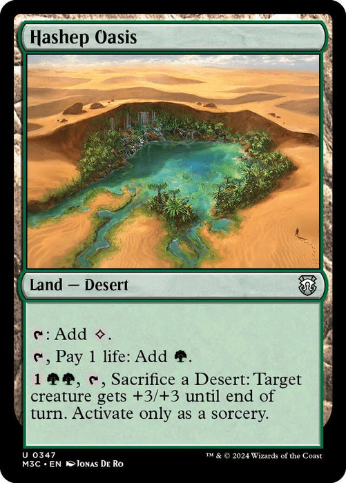 Hashep Oasis [Modern Horizons 3 Commander] - Just $0.02! Shop now at Retro Gaming of Denver