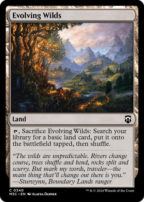 Evolving Wilds [Modern Horizons 3 Commander] - Just $0.02! Shop now at Retro Gaming of Denver