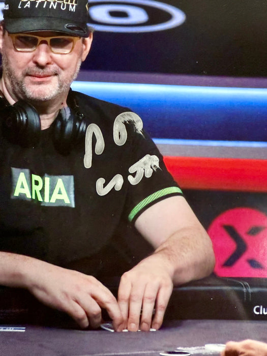 Poker Champion Phil Hellmuth “The Poker Brat” Autograph 8X10 Signed With JSA COA - for just $75! 