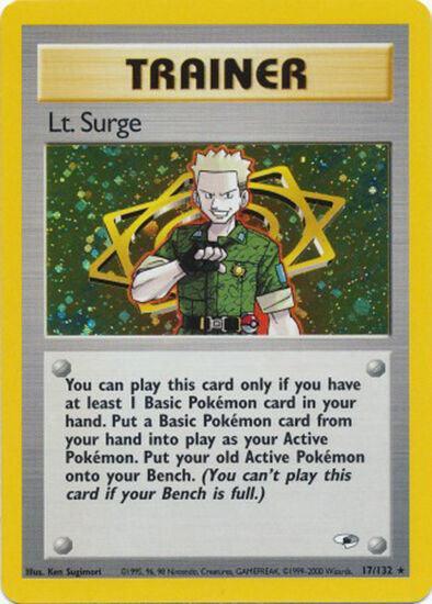 Lt. Surge (17/132) [Gym Heroes Unlimited] - for just $12.70! 