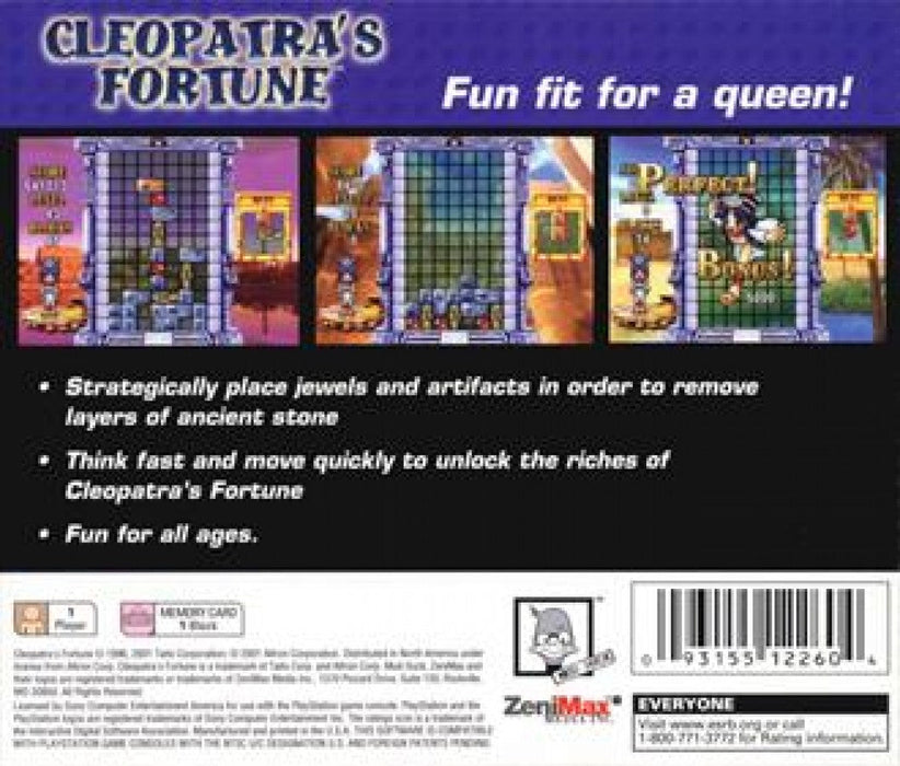 Cleopatra's Fortune – PlayStation 1 (PS1) - for just $0! 