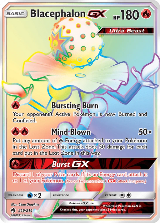 Blacephalon GX (219/214) [Sun & Moon: Lost Thunder] - for just $13.60! 