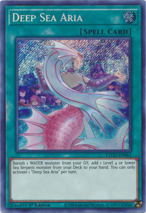 Deep Sea Aria [ETCO-EN061] Secret Rare - for just $0.50! 