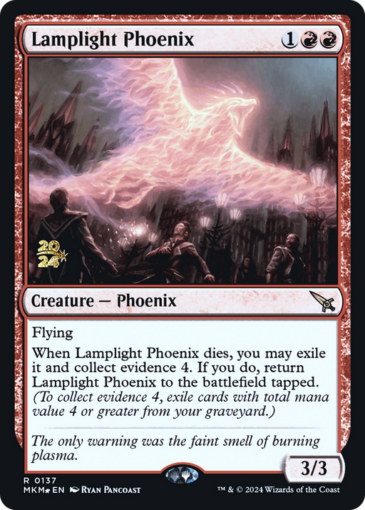 Lamplight Phoenix (PRE-137) - Murders at Karlov Manor Promos Foil - for just $0.20! 