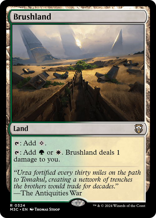 Brushland (M3C-324) - Modern Horizons 3 Commander - for just $0.31! 