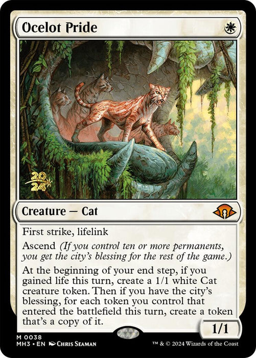 Ocelot Pride [Modern Horizons 3 Prerelease Promos] - Just $45.50! Shop now at Retro Gaming of Denver