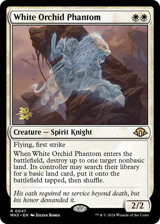 White Orchid Phantom [Modern Horizons 3 Prerelease Promos] - Just $0.35! Shop now at Retro Gaming of Denver