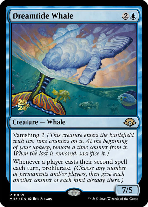 Dreamtide Whale [Modern Horizons 3 Prerelease Promos] - Just $0.60! Shop now at Retro Gaming of Denver