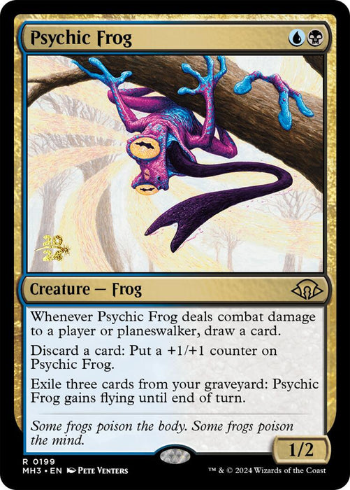 Psychic Frog [Modern Horizons 3 Prerelease Promos] - Just $3.85! Shop now at Retro Gaming of Denver