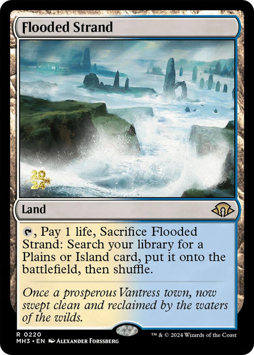 Flooded Strand [Modern Horizons 3 Prerelease Promos] - Just $3.70! Shop now at Retro Gaming of Denver