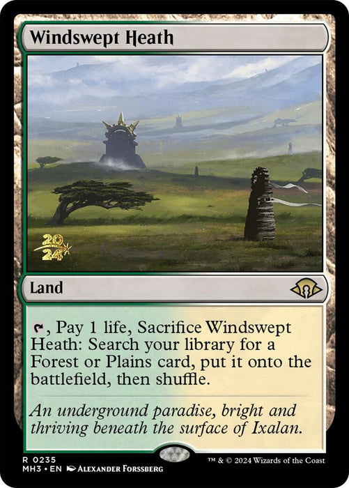 Windswept Heath [Modern Horizons 3 Prerelease Promos] - Just $7.85! Shop now at Retro Gaming of Denver