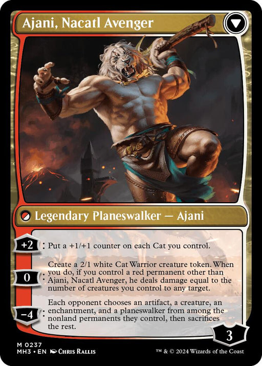 Ajani, Nacatl Pariah [Modern Horizons 3 Prerelease Promos] - Just $8.05! Shop now at Retro Gaming of Denver