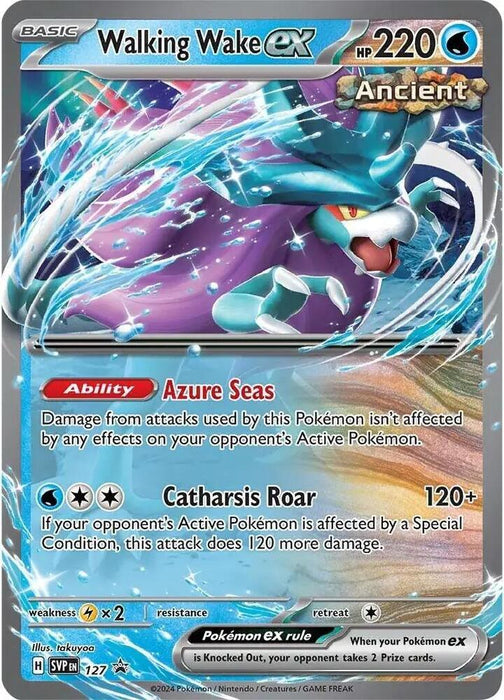 Walking Wake ex (127) [Scarlet & Violet: Black Star Promos] - for just $0.25! 