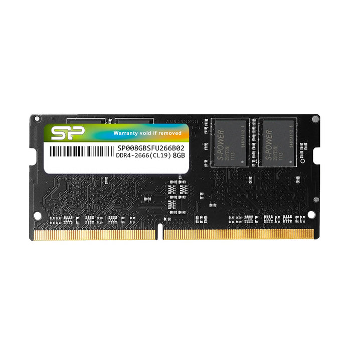 Silicon Power DDR4 2666MT/s (PC4-21300) 8GB-32GB Single Pack 1.2V Laptop SODIMM - for just $54.97! 