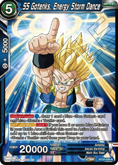 SS Gotenks, Energy Storm Dance (BT25-059) [Legend of the Dragon Balls] - for just $0.10! 